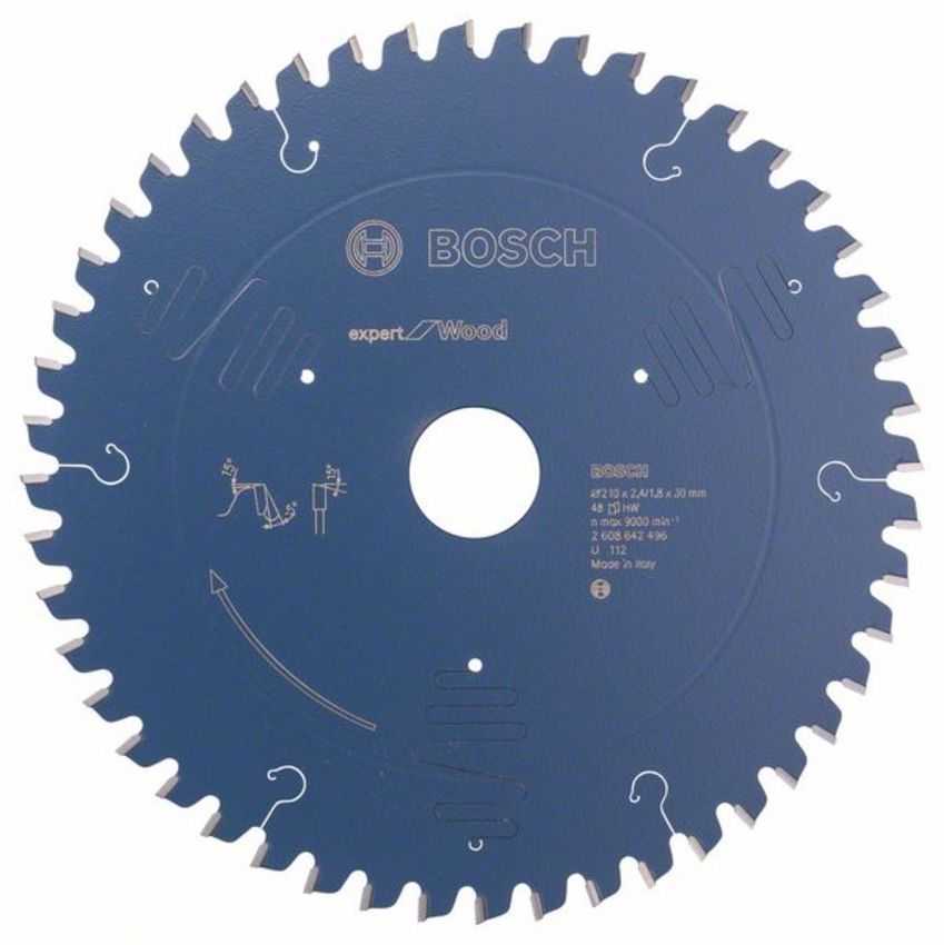 Panza de ferastrau circular Expert for Wood, 210x30x2,4 mm, 48