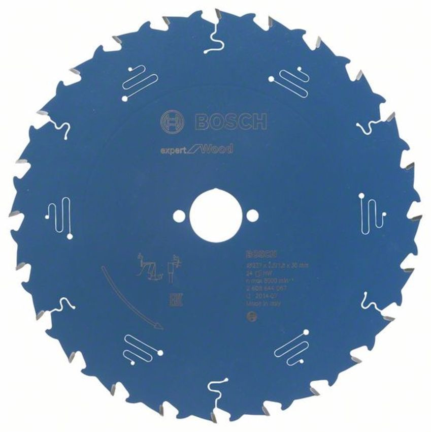 Panza de ferastrau circular Expert for Wood, 237x30x2,5 mm, 24